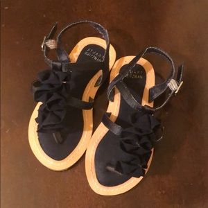 Stuart Weitzman satin sandals